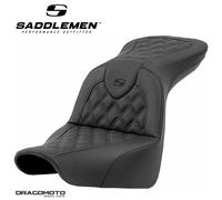 SELLA HARLEY SOFTTAIL SADDLEMEN Roadsofa™ 818-29-182 One-Piece Nera Foam | Sa...