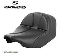SELLA HARLEY TOURING SADDLEMEN Dominator 823-07-0042 Solo Seat Nera Foam | Sa...