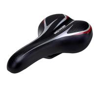 Sella larga per bicicletta 25 x 19 cm con molle, ideale per bici da città / MTB