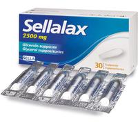 sella lax 2500mg supposte glicerolo 30 pezzi