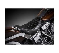 Sella le pera singola bare bones cuciture a rombi harley davidson softail m8 18-