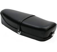 SELLA LUNGA BIPOSTO SIMILPELLE NERA CON SERRATURA PER VESPA 125 ET3 - PRIMAVERA