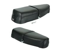 SELLA LUNGA NERA CON SERRATURA RMS PER PIAGGIO VESPA PX CON MOLLE DAL 78 AL 83