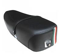 Sella Lunga Nera con TRICOLORE posteriore Per Vespa PX 125 150 2011 elite