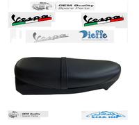SELLA LUNGA NERA SELLONE NERO PER VESPA 125 HP FL2 CON GONNELLINO PLASTICA