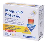 Sella Magnesio Potassio Bustine Gusto Arancia Rossa 80 g Polvere per s