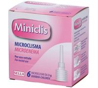 Sella MINICLIS BIMBI 3 G 6 MICROCLISMI