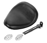 Sella Monoposto per Moto Sella con supporto a molla da 3" per motocicletta retrò nera/marrone per cuscini di seduta per per Chopper per Bobber