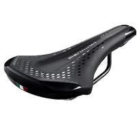 Sella Montegrappa da Bici per Uso E-MTB-GRAVEL Menador 3400, in Memory Foam Nero/Grigio
