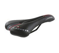 SELLA MONTEGRAPPA IDEALE PER MOUNTAIN BIKE IN PELLE SINTETICA.LIBERTY 1400 NERO
