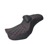 Sella Moto Conducente del motociclo Passeggero Anteriore Posteriore Cuscini Per Sedile Per Dyna Per Strada Per Fat Per Bob Per Basso Per Rider 2006-2017