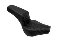 Sella Moto Conducente Motociclo Per Il Sedile Due Up Anteriore Posteriore Per Cuscino In PU Nera Per Softail Per Street Per Bob Per Fxbb 2018-2025