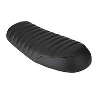 Sella Moto, Cuscino Sella Piatto per Sedile Refit Vintage Cafe Racer in Pelle PU per CG125 GN CG CB400SS (Tipo D)