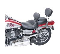 Sella mustang singola wide touring. con schienale per il pilota 96-03 dyna