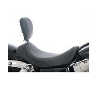 Sella mustang singola wide tripper con schienale per il pilota 06-17 dyna