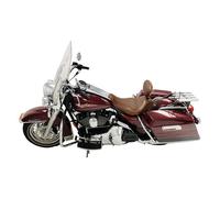 Sella mustang singola wide tripper con schienale per il pilota 97-07 flhr 06-07