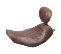 Sella mustang singola wide tripper con schienale per il pilota 97-07 flhr 06-07