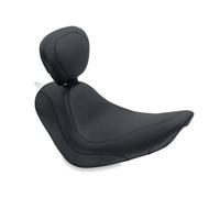 Sella mustang singola wide tripper con schienale per il pilota softail twin cam