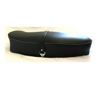 Sella nera lunga biposto completa telaio in ferro per VESPA TS SPRINT SUPER GL 1