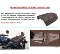 Sella Passeggero Touring Marrone Genuine Royal Enfield Meteor 350