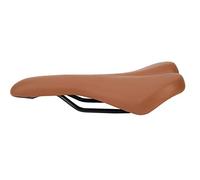Sella per bici in pelle PU traspirante, per biciclette a scatto fisso(brown)