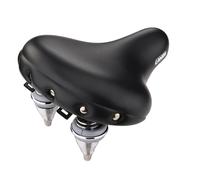 SELLA SELLINO PER BICI CITY BIKE BICI DA PASSEGGIO MORBIDA COMODA 280x245mm NERA