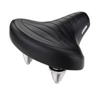 Sella bicicletta city relax doppia molla S13 260x255mm - nero