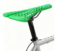 Sella per bici Spider Web, cuscino del sedile cavo leggero per strada M T B | Sedile da ciclismo traspirante con 40 fori di ventilazione, inclinazione di 24° per alleviare la pressione, peso leggero