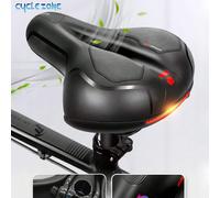 Sella per bicicletta cava, ammortizzata, rinforzata, cuscino universale per sella di mountain bike giallo,blu,rosso,Zona ciclo tipo molla rossa,Zona ciclo rossaPoliuretano