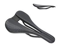 Sella per bicicletta, comoda sella per bicicletta, 24 x 14,5 cm, adorabile cuscino ergonomico in fibra di carbonio, traspirante, ammortizzante, parti di ricambio per mountain bike ibrida da strada