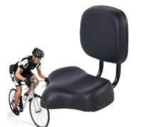 Sella per bicicletta con schienale, sedile per bicicletta con schienale, sedile per bici largo con schienale, morbido per sella allargato ergonomico, comfort imbottito per ammortizzatori per