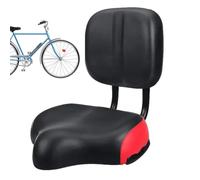 Sella per bicicletta con schienale - Sella per triciclo per bicicletta con supporto per la schiena | Sedile per bici regolabile con schienale morbido per mountain bike, bici da strada, triciclo per ad