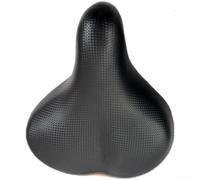 Sella per bicicletta in pelle 27 centimetri di larghezza Pad Sella della | Forma ergonomica, molle in acciaio, riduce le vibrazioni stradali, dimensioni 27 x 23 cm, supporto per lunghi viaggi