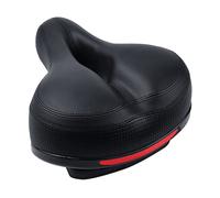 INF Sella per bicicletta, ampia e ammortizzante, modello universale, sella ergonomica per bicicletta Nera