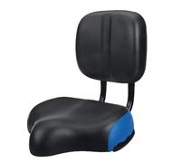 Sella per bicicletta oversize, Sella per triciclo per bicicletta con supporto per la schiena, comfort oversize, ampio cuscino imbottito per bici per triciclo per adulti, bici da città