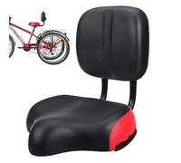 Sella per bicicletta oversize | Sella per triciclo per bicicletta con supporto per la schiena | Cuscino imbottito per bici oversize comfort ampio per triciclo per adulti, città