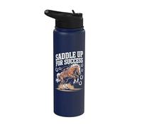 Sella per il successo Inspirational Horse Stainless Steel Insulated Water Bottle