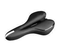 Sella per mountain bike, ampia e confortevole, con design cavo, per bicicletta da strada, antiscivolo, con striscia riflettente per lunghi percorsi