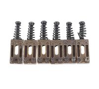 Sella per Ponte a Rullo per Chitarra Elettrica, 6 Sostituzione della Sella per Rullo per Chitarra Elettrica Multiuso in Lega di Zinco Facile da Installare Migliora la qualità del