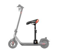 Sella per scooter elettrico portatile, regolabile in altezza, 45-65 cm, 51-63 cm, comoda sensazione di seduta, installazione senza fori, per scooter elettrico (nero rosso)