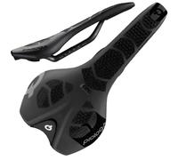 Sella Prologo Nago Evo CPC Airing Tirox 134 nera per MTB da strada e gravel.
