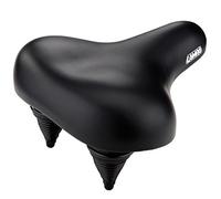 Sella bicicletta city relax doppia molla S4 260x225mm - nero