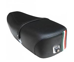 Sella Sedile Sellone Elite Bandiera Italia Per PX 125 150 200 Nera