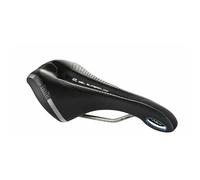 Selle Italia MAX FLITE TI 316 Gel Superflow - Sella Bici da Corsa, Rail TI 316 Tubo Ø7, Sella Road Gran Turismo Fibra-Tek, Comfort Gel, Ammortizzatore - Taglia L3, Nero