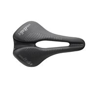 Selle Italia MAX NOVUS Boost EVO TI 316 Gel Superflow - Sella Bicicletta, Bici da Strada, eMtb, Foro Anatomico, Comoda - Taglia Unica, Nero