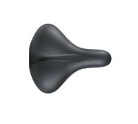 Selle San Marco BIOAKTIVE City - Sella Bicicletta Urbana, City Bike, Larga e Comoda - Taglia L1, Nero