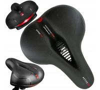 Sella Sellino Bici Comoda Antiprostata per Bicicletta MTB da Corsa + Riflettore