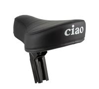 Sella sellino Nero con Scritta Logo Ciao per Piaggio Ciao Attacco Rettangolare -