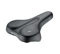 SELLA SELLINO PER BICI GEL BICICLETTA MTB CITY BIKE MORBIDA COMODA NERA 265x200m