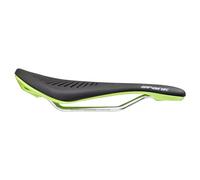 Spank Oozy Sella di Bicicletta Unisex Adulto, Nero/Verde